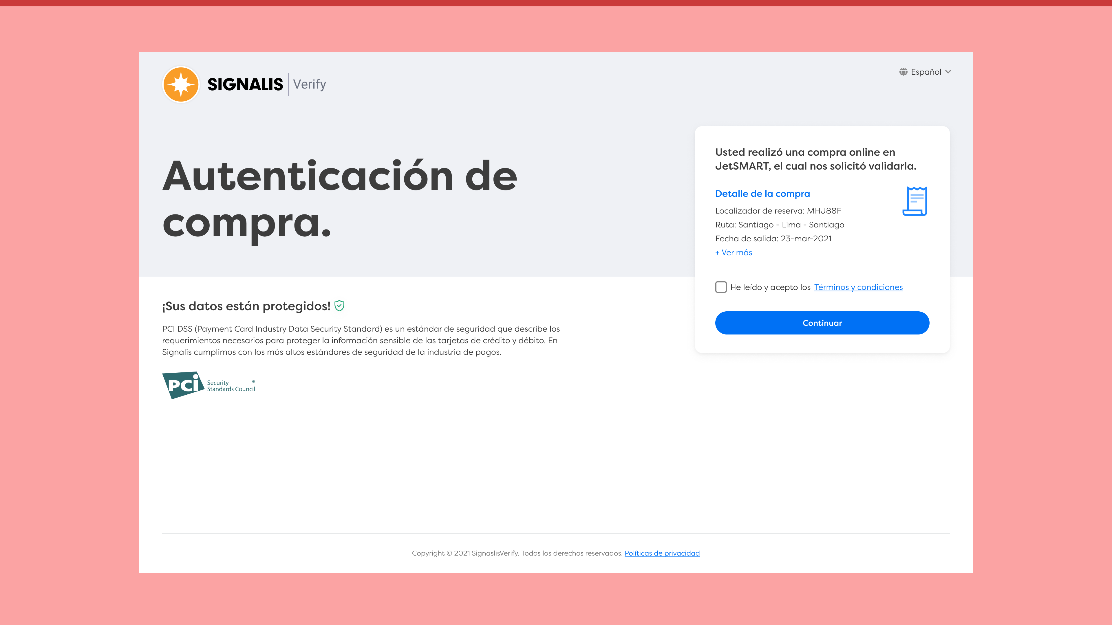 Diseño pantalla principal